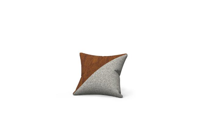 MNAC001 DiManaMana DUO Square Pillow, Cinamon, Tortila