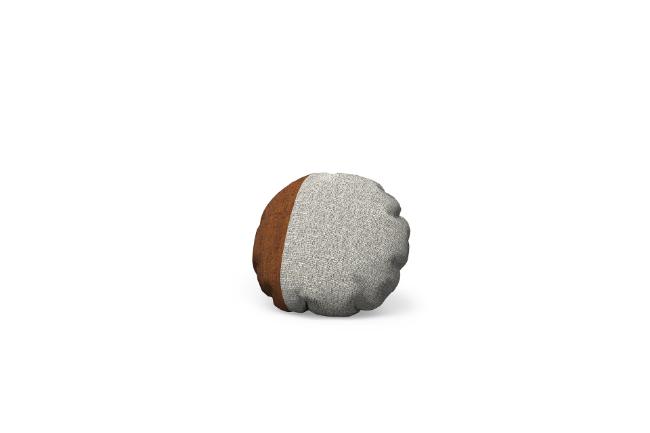 MNAC003 DiManaMana DUO Round Pillow, Cinamon, Tortila