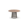 MNCG006-DIMANAMANA-CAGE-Dining-Table-O50-127cm-Terra-White-Oak