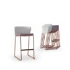 MNSL010 DiManaMana SHELL Stackable Bar Chair Small Braid, Blush, New White, Coral Dust